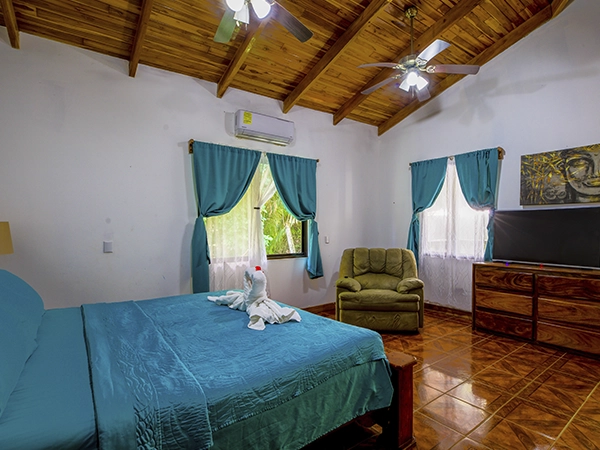 Tropical interior of Casa Aloha vacation rental in Nosara Tropical interior of Casa Aloha vacation rental in Nosara